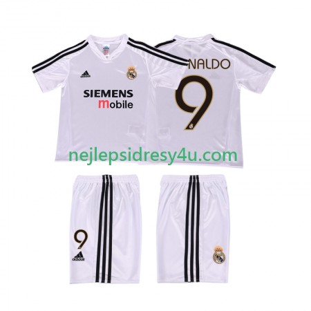 Fotbalový Dres Real Madrid RONALDO 9 2004 20025 Retro Dětské Domácí